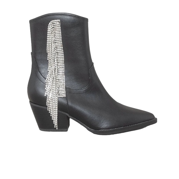Forever 21 Shoes - NWT FOREVER 21 RHINESTONE WESTERN BOOTS size 9